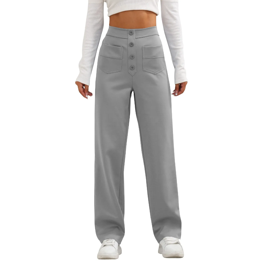 Casual Straight Fit Pants